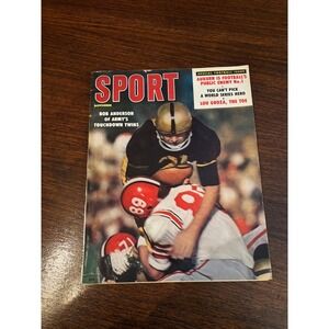 Vintage SPORT Magazine November 1958 Bob Anderson Army Auburn Lou Groza Ty Cobb